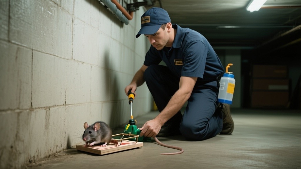 Professional pest control technician in Westchester PA